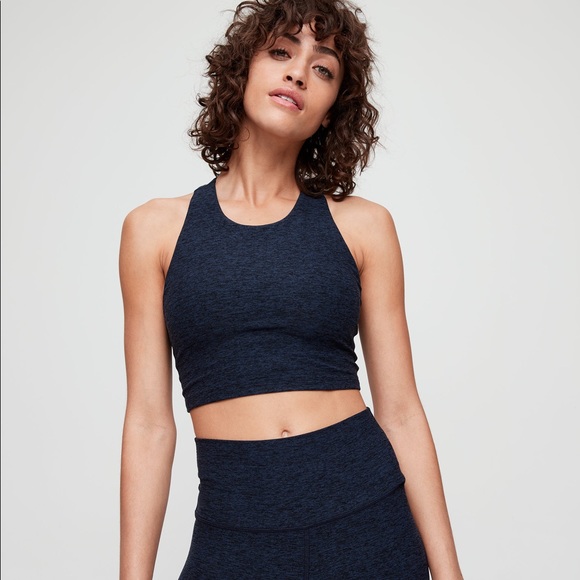 Aritzia the constant bra top in navy in size XS - Picture 2 of 5